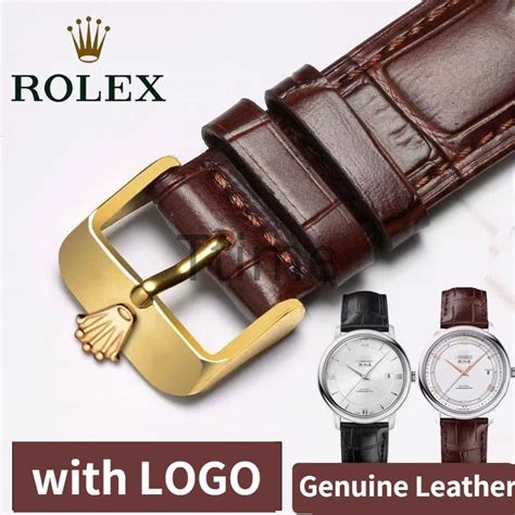 rolex pink leather strap|rolex original leather strap.